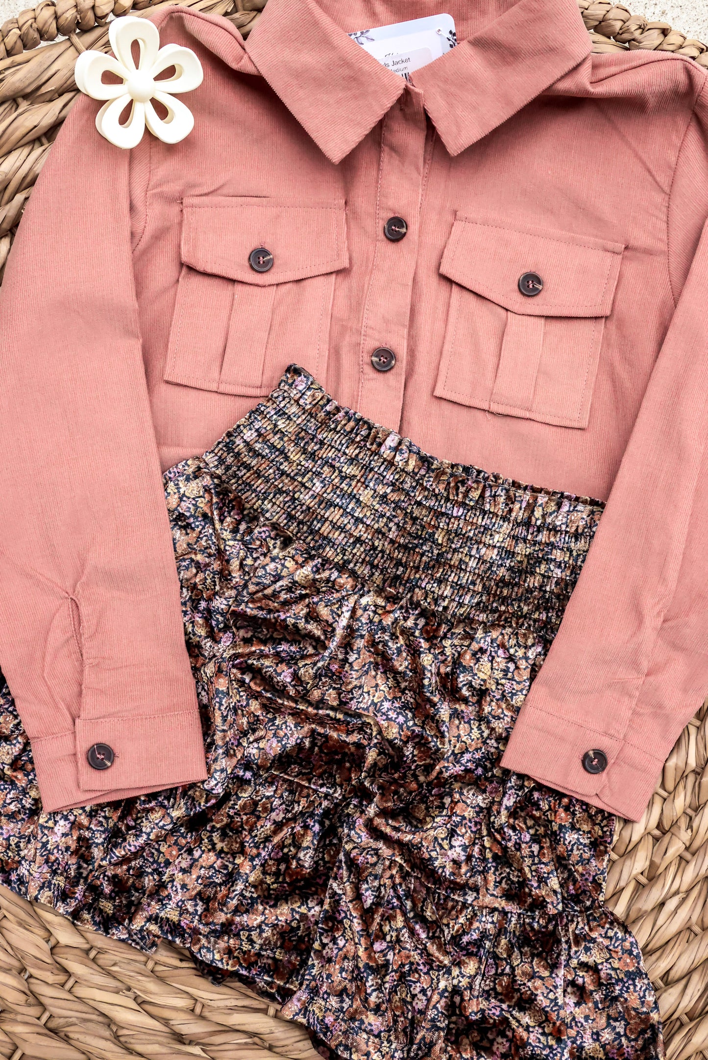Girls Floral Skirt