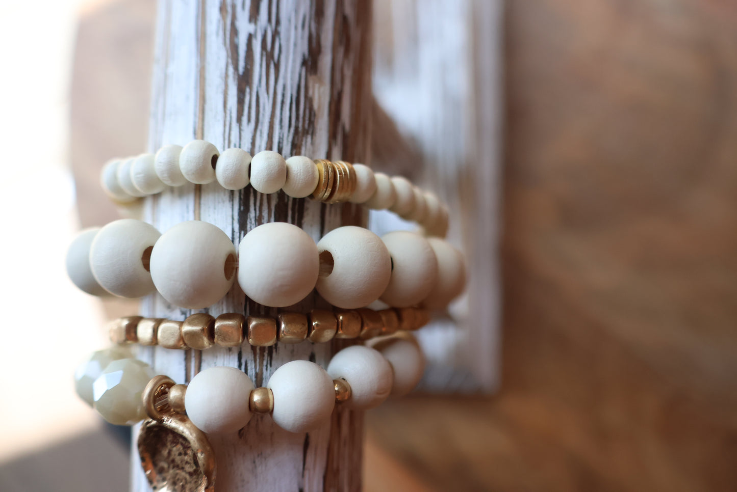Stone Stacked Bracelets