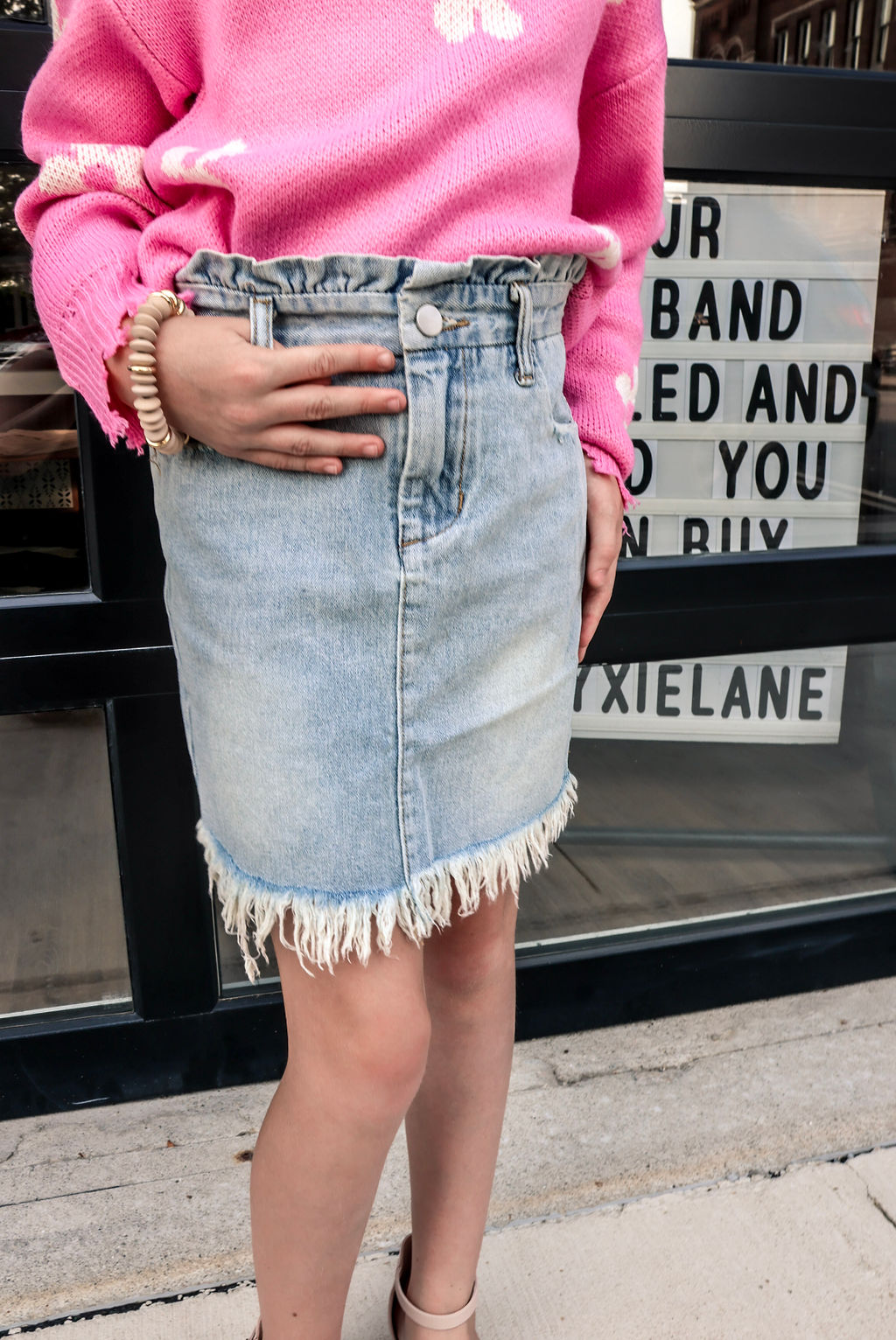 Maven Jean Skirt