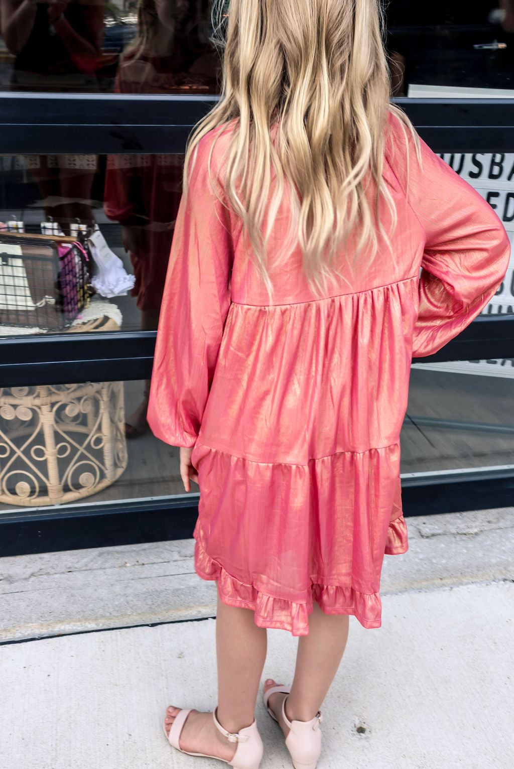 Cheri Girls Shimmer Dress