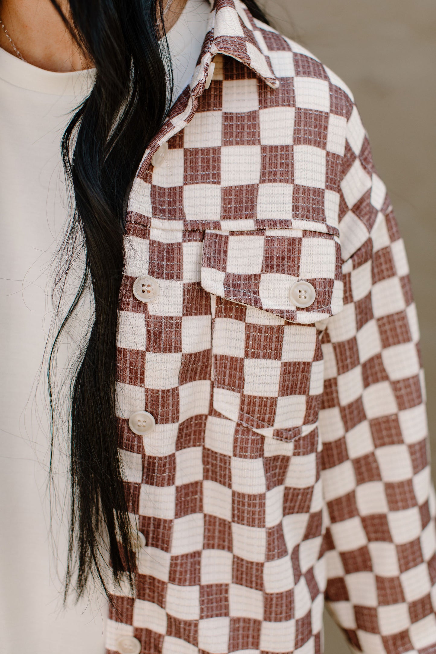 Sadie Checkered Shacket
