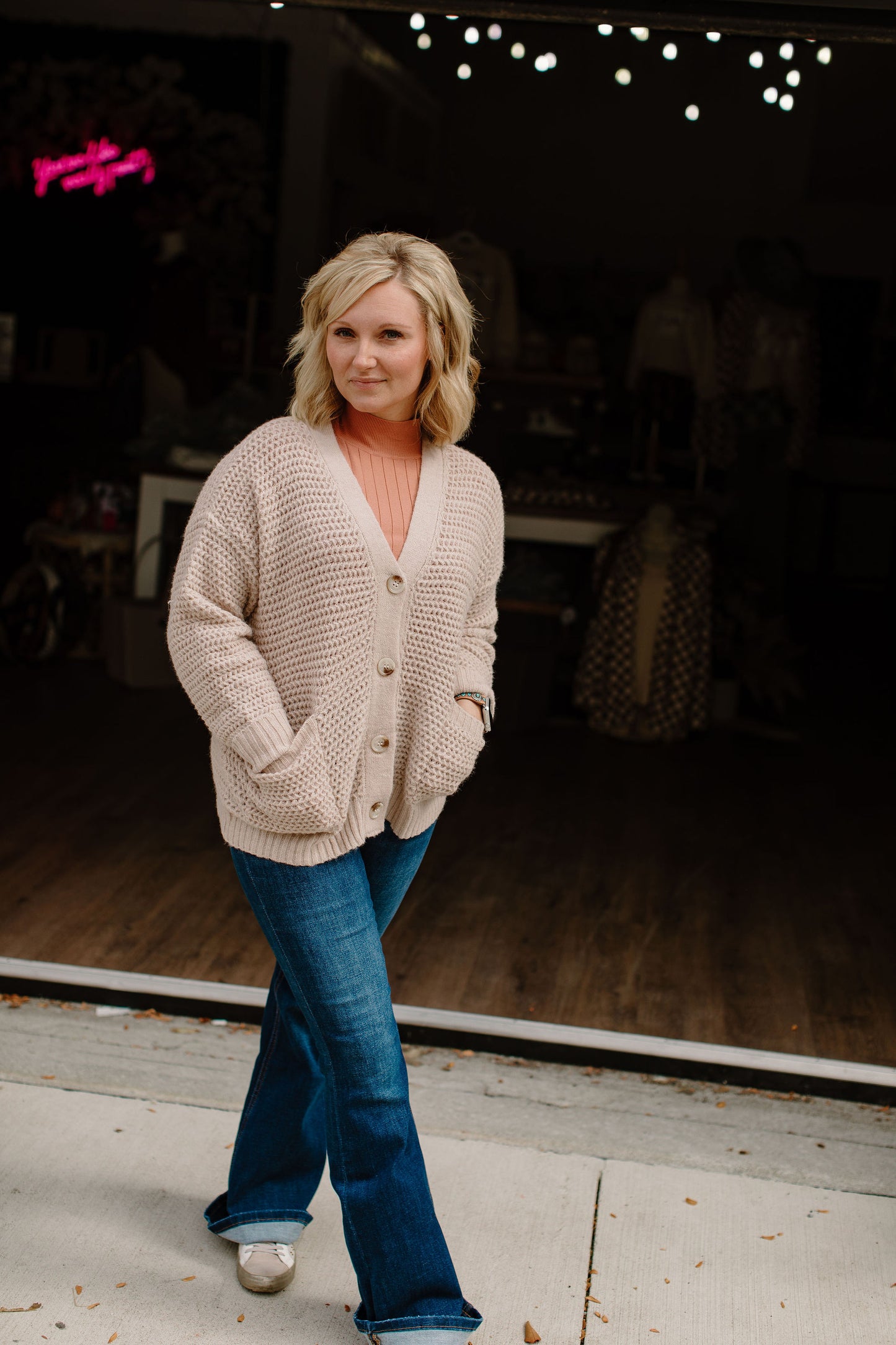 Riley Button Front Cardigan