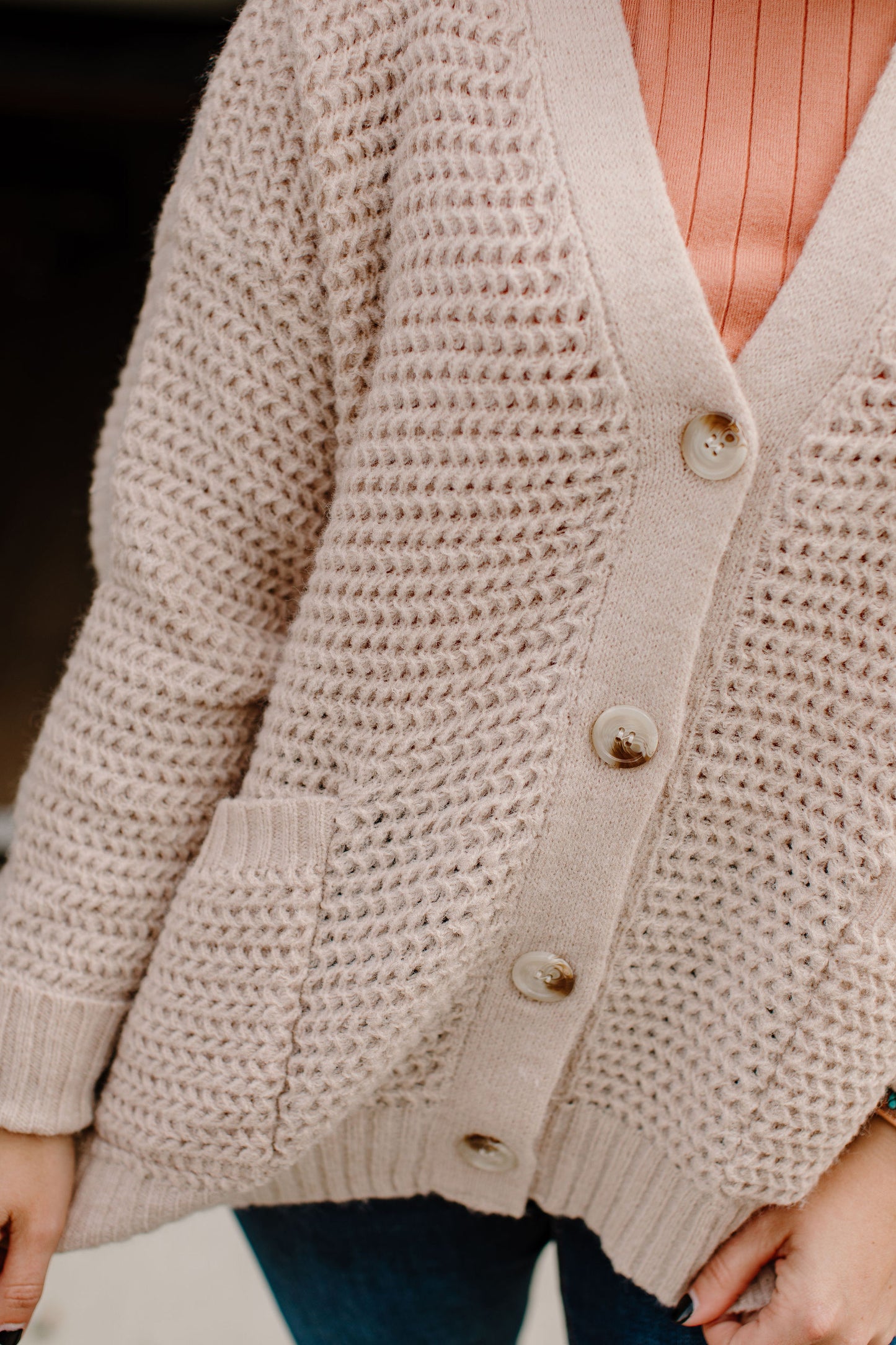 Riley Button Front Cardigan