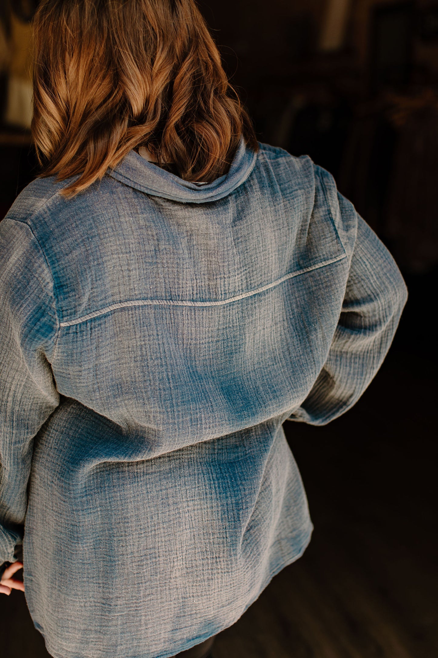 Stacy Linen Button down