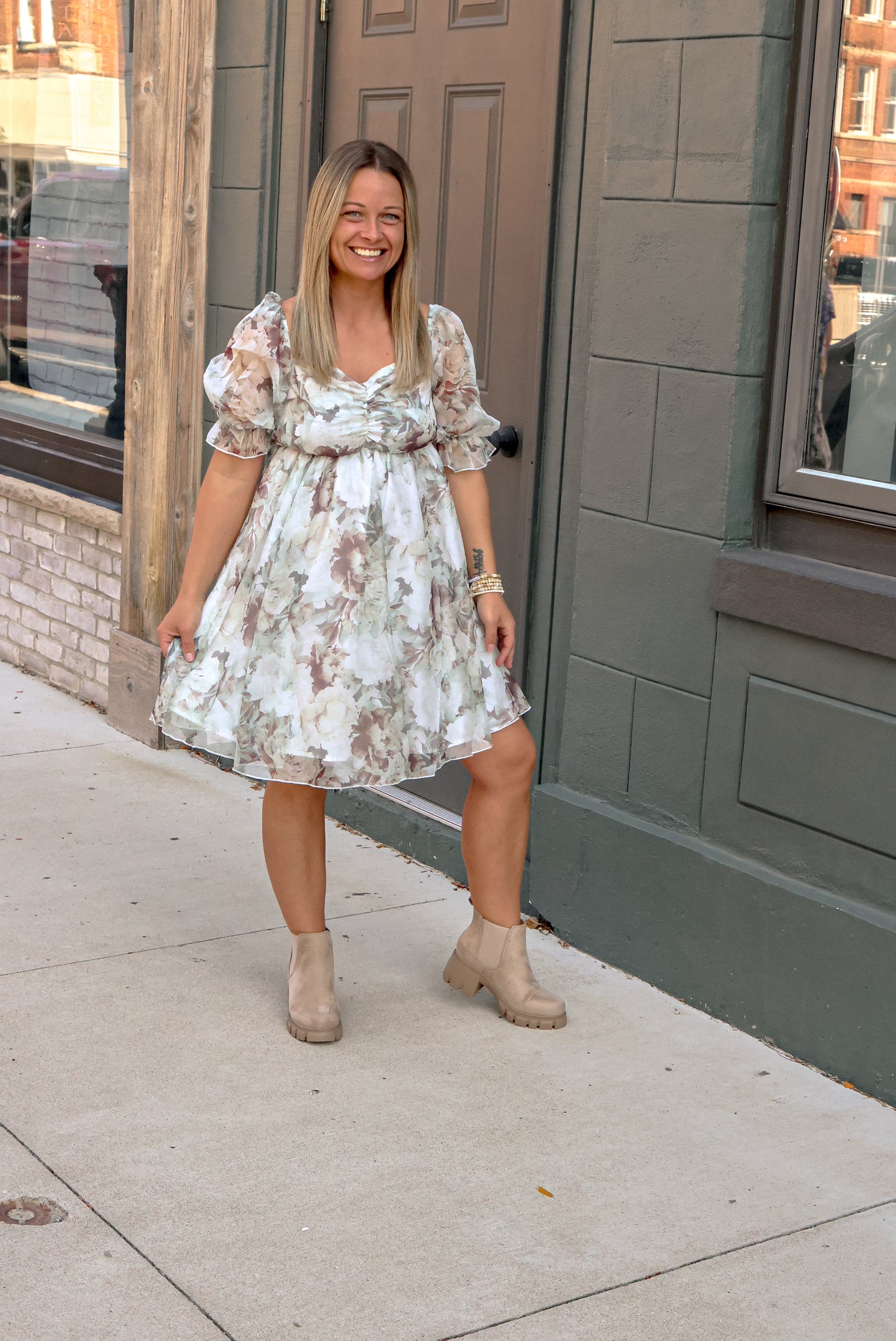 Britt Floral Dress