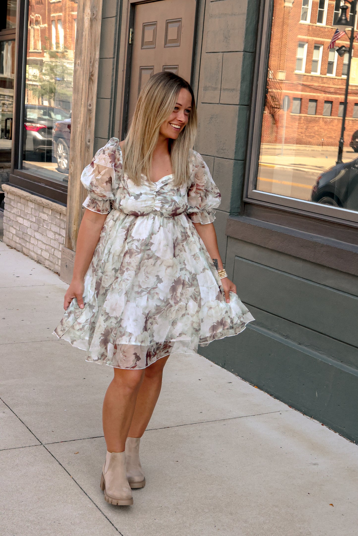 Britt Floral Dress