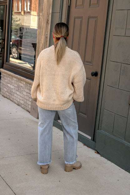 Boots + Bows Knit Sweater