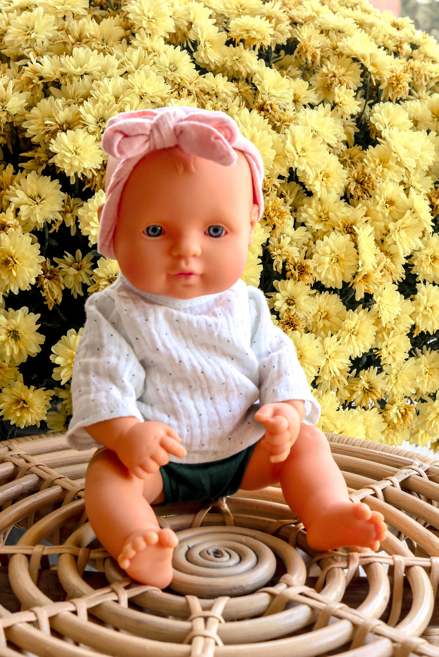 Miniland Baby Girl 12 5/8" Doll