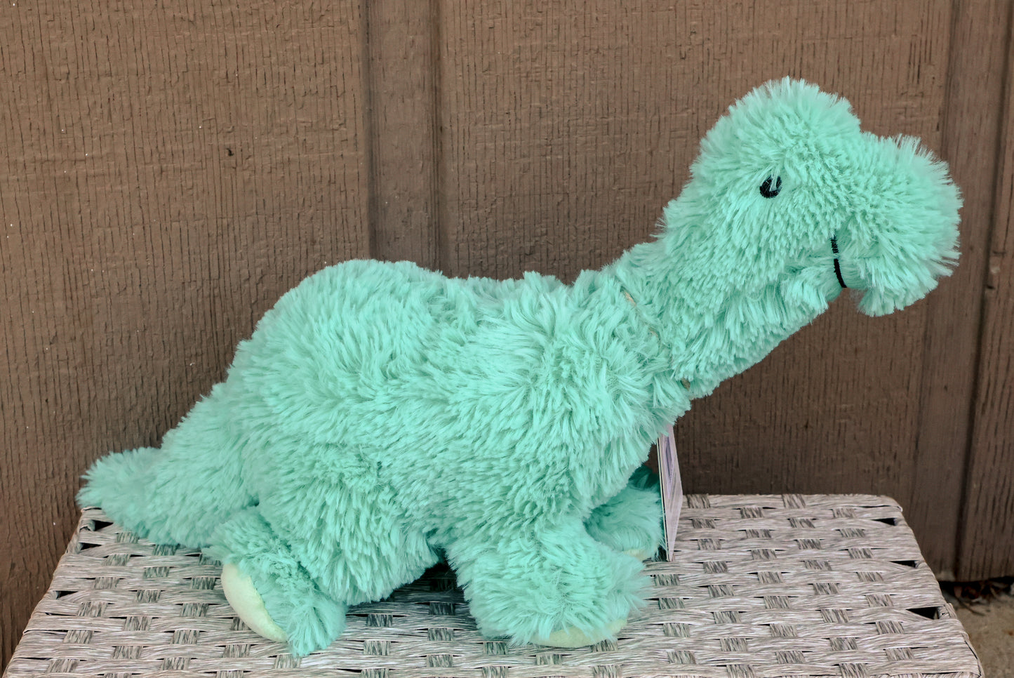 Teal Long Neck Dinosaur Warmie