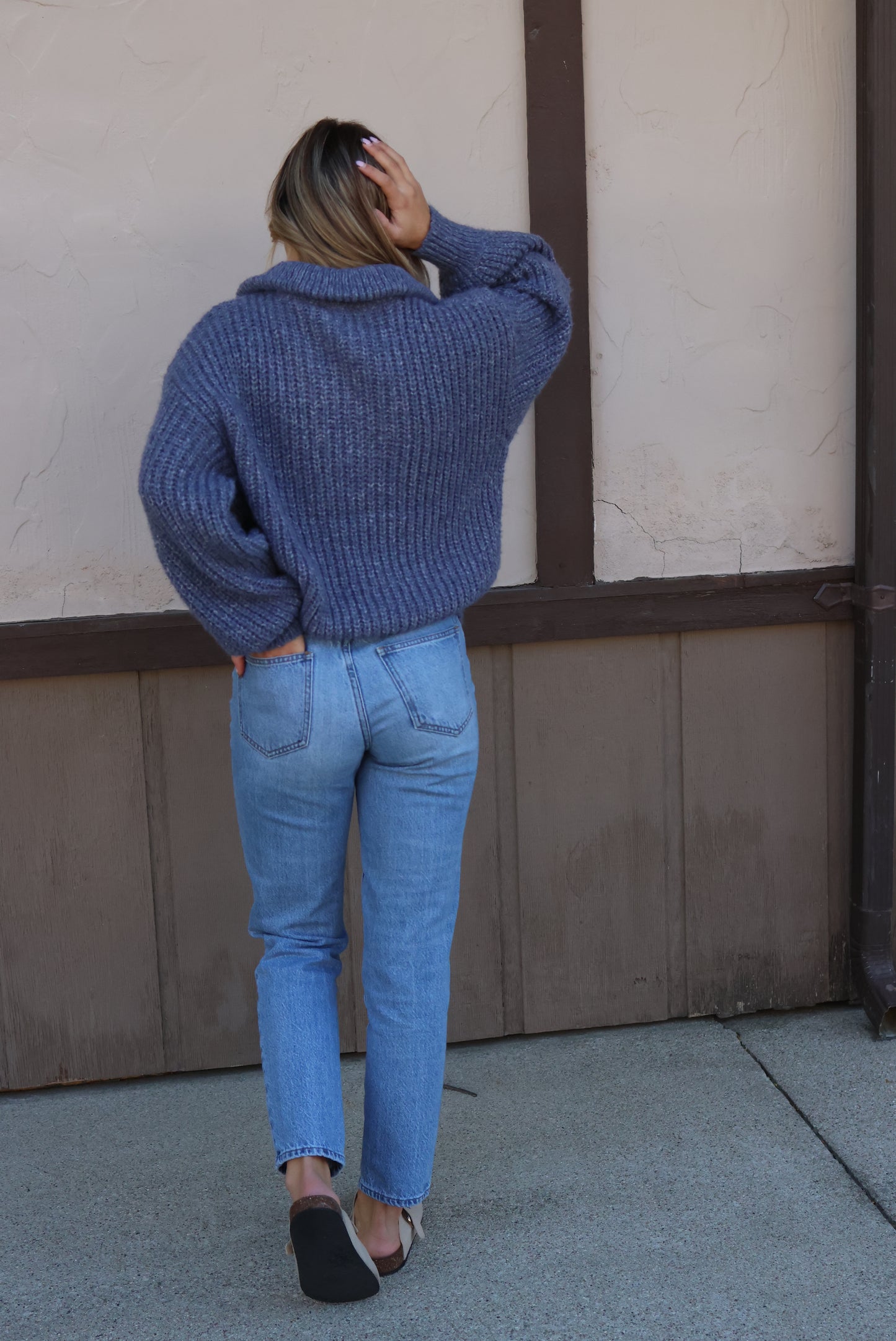 Bella Quarter Zip Sweater