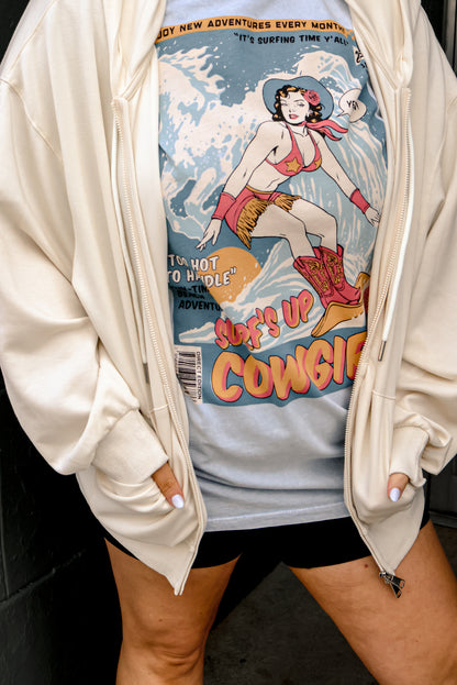 Surfs up Cowgirl Graphic