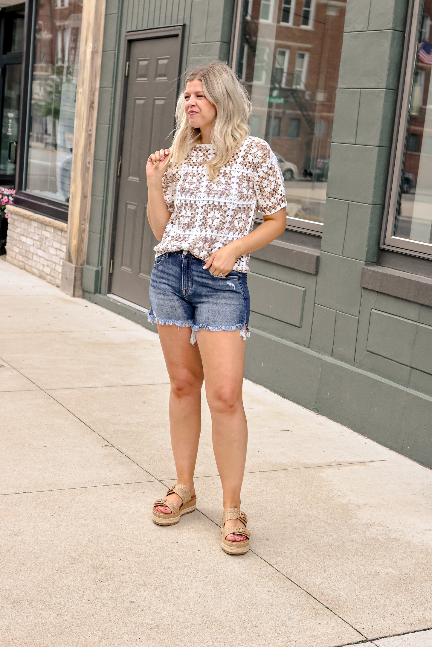 Elly Crochet Top