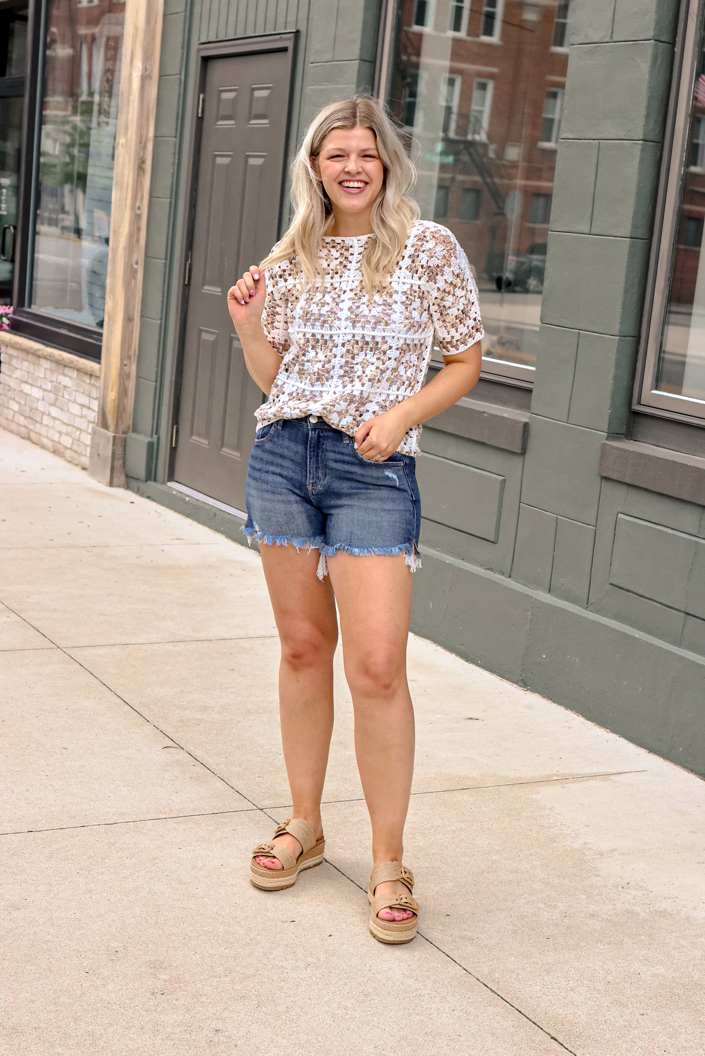 Elly Crochet Top