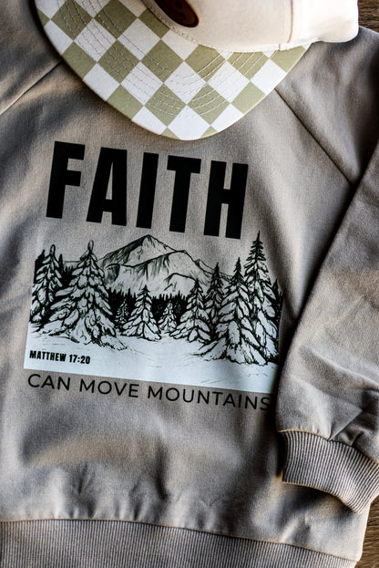 Faith Can Move Mountains Crewneck