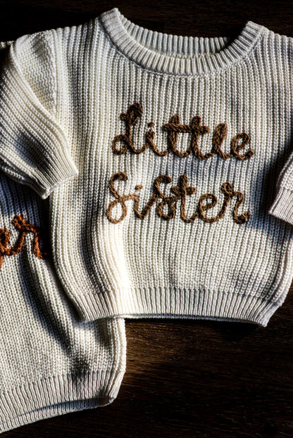 "Little Sister" Crochet Sweater