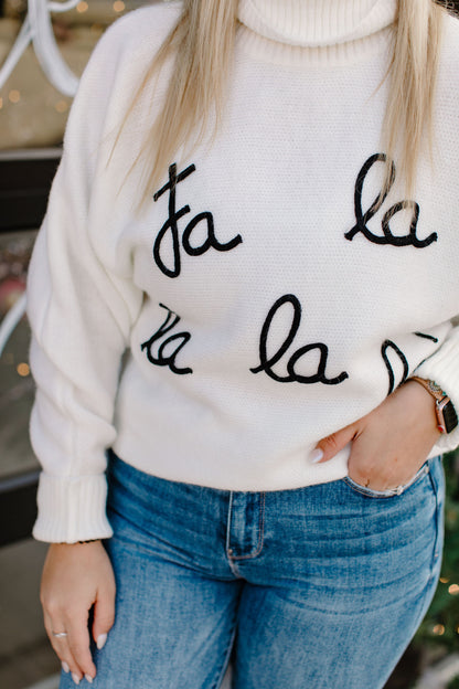 "Fa La La" Holiday Sweater