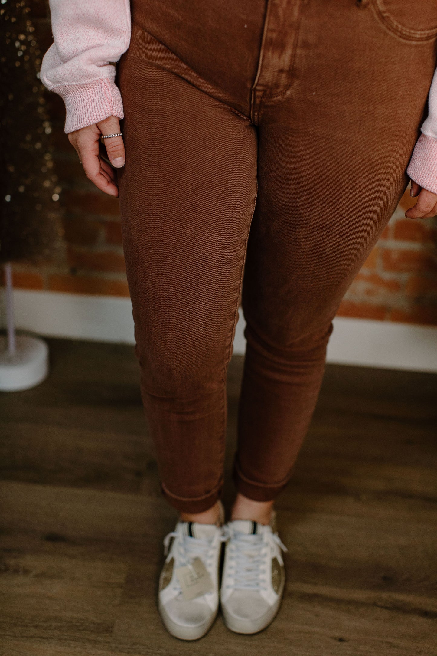 Espresso High Rise Relaxed Skinny