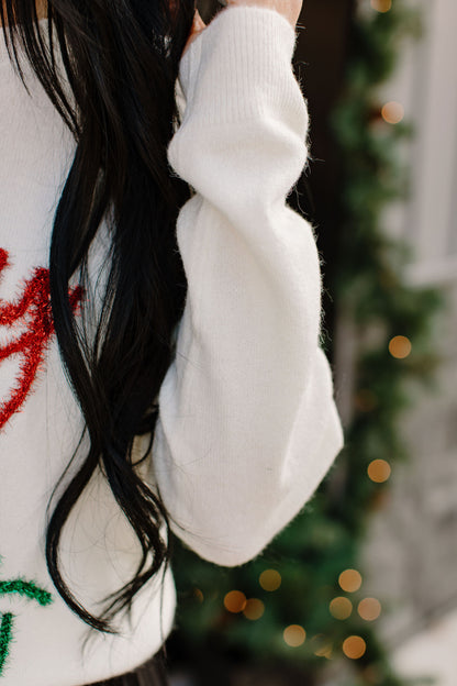 Merry + Bright Tinsel Sweater