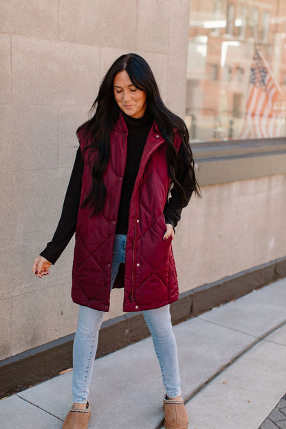 Nicole Quilted Puffer Vest