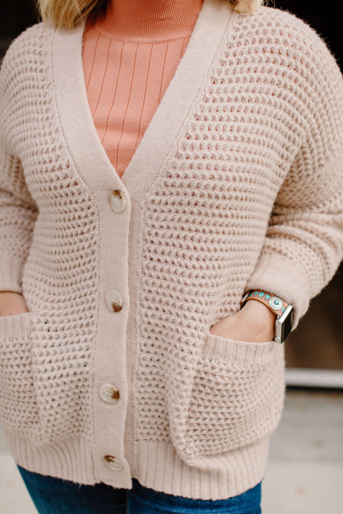 Riley Button Front Cardigan